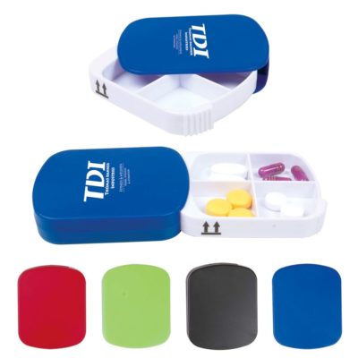 4 Compartment Pill Case