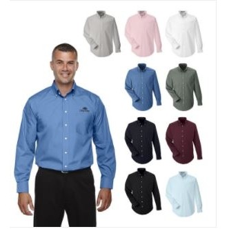 Men's Devon & Jones® Crown Collection™ Solid Broadcloth Shirt