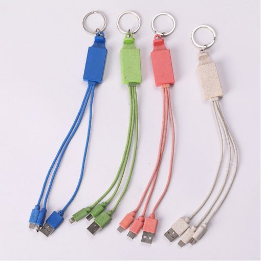 Wheat Straw USB Cable Splitter
