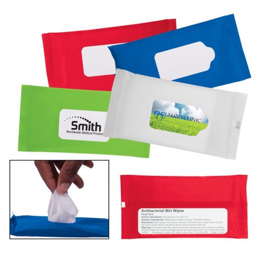Sanitizer Wipes in Re-sealable Pouch (10 Count)