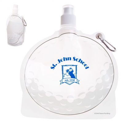 HydroPouch!™ 24 Oz. Golf Ball Collapsible Water Bottle (Patented)