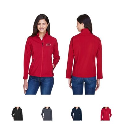 Core365® Ladies' Cruise Two-Layer Fleece Bonded Soft Shell Jacket