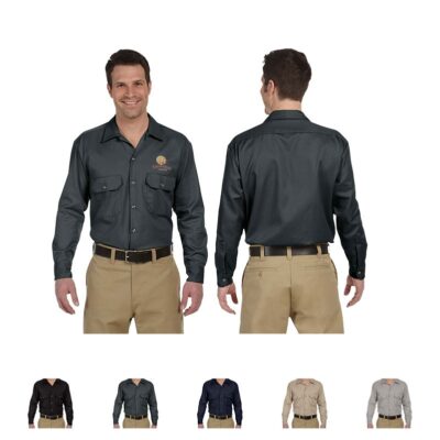Dickies® Men's 5.25 Oz. Long Sleeve Work Shirt