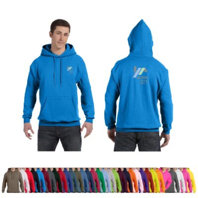 Hanes® Unisex 7.8 Oz. Ecosmart® 50/50 Pullover Hooded Color Sweatshirt