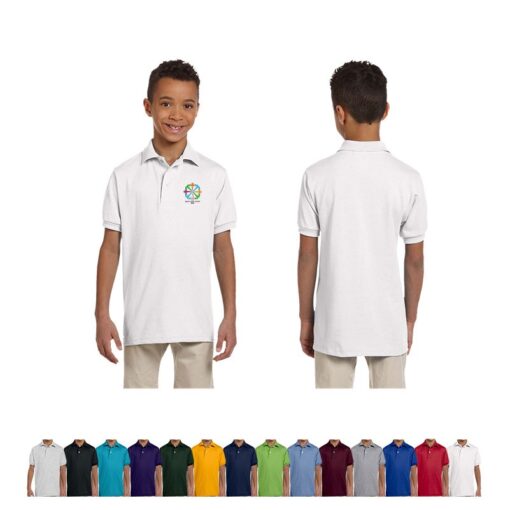 Jerzees® Youth 5.6 Oz. SpotShield™ Jersey Polo Shirt