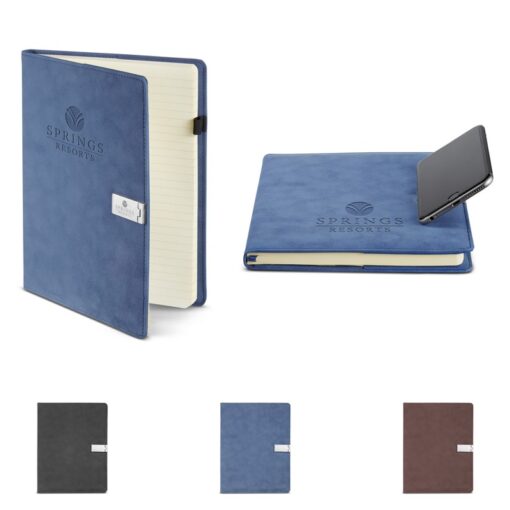 Nuba Refillable Journal w/Phone Stand