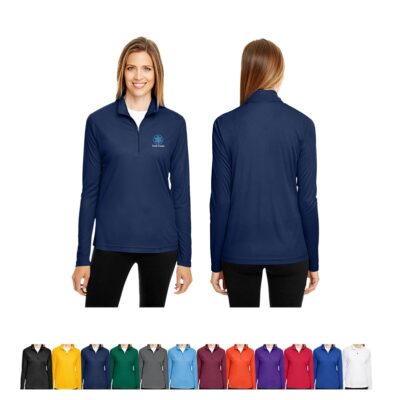 Team 365® Ladies' Zone Performance Quarter-Zip Shirt