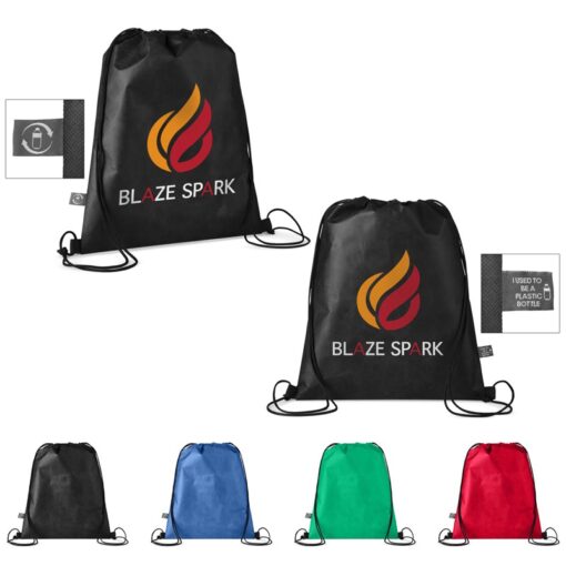 Conserve RPET Non-Woven Drawstring Backpack