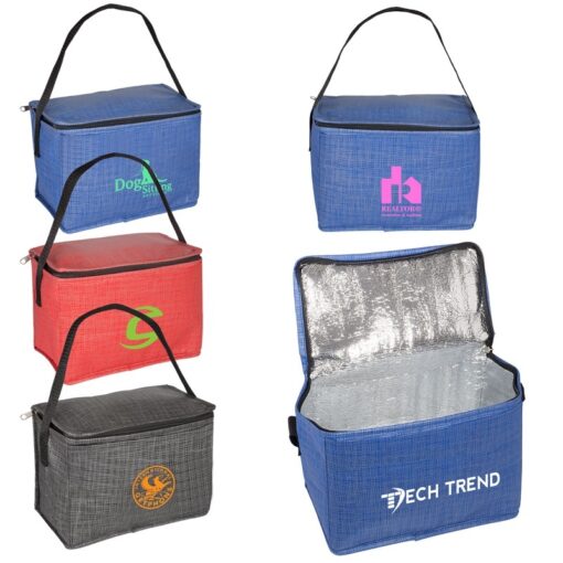 6-Pack Tonal Non-Woven Cooler Bag-1