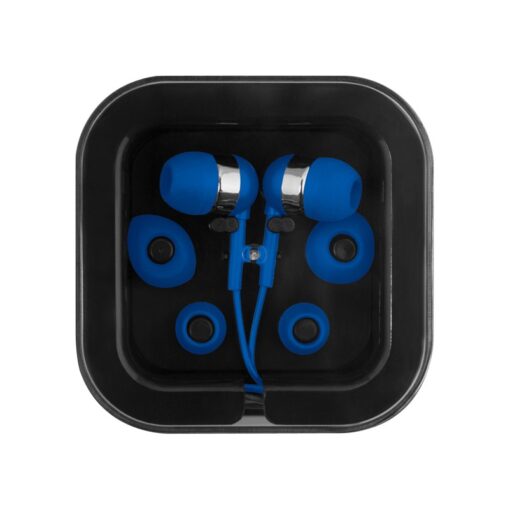 Earbuds w/Microphone in Square Case-2