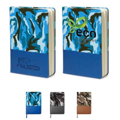Hard Cover Camo Canvas Journal (5"x8")-1