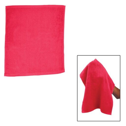 Hemmed Cotton Rally Towel (15"x18")-7