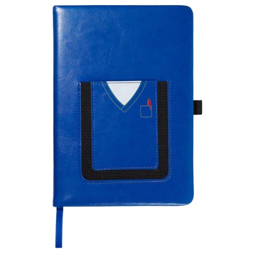 Leeman™ Medical-Themed Journal Book w/Cell Phone Pocket-2