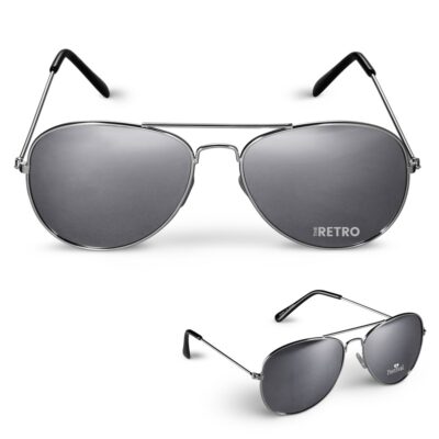 Mirrored Aviator Sunglasses-1