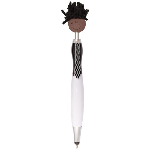 Multi-Cultural MopToppers® Screen Cleaner w/Stylus Pen (Brown Skin Color)-9