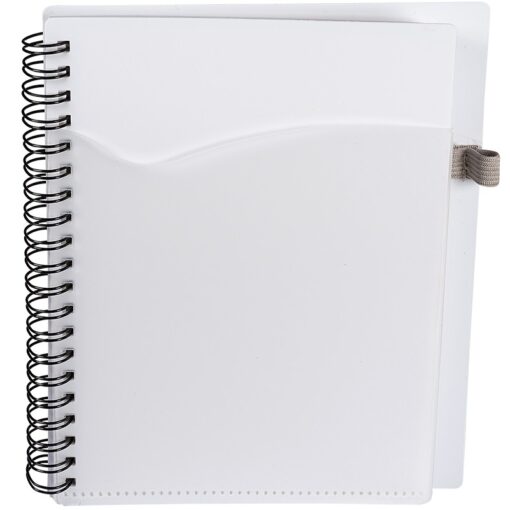 Polypro Notebook w/Clear Front Pocket-3