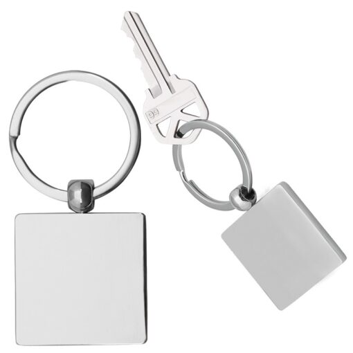 Square Metal Keychain-2