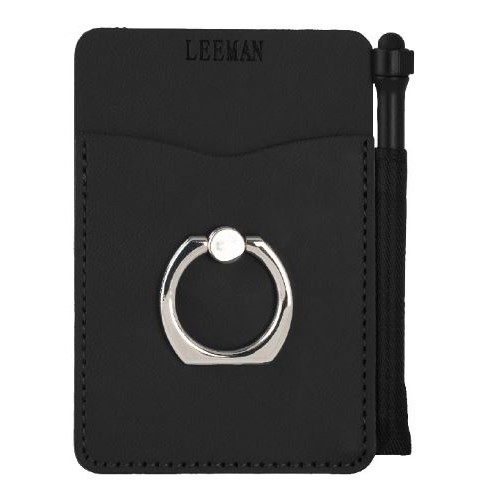 Tuscany™ Card Holder w/Metal Ring Phone Stand & Stylus-5