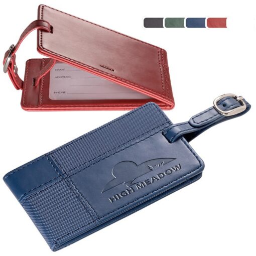 Tuscany™ Duo-Textured Luggage Tag-1