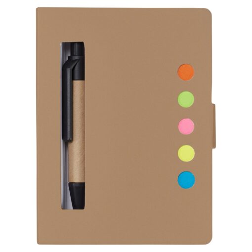 PRIME LINE Eco Stowaway Sticky Jotter With Pen-3