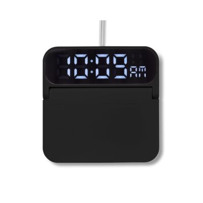 PRIME LINE Foldable Alarm Clock & Wireless Charger-1