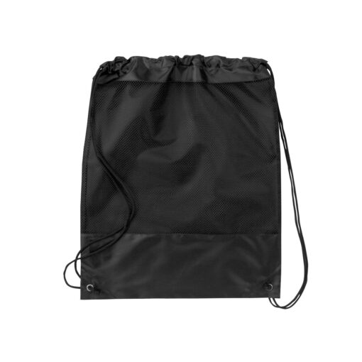 PRIME LINE Mesh Panel Drawstring Backpack-2