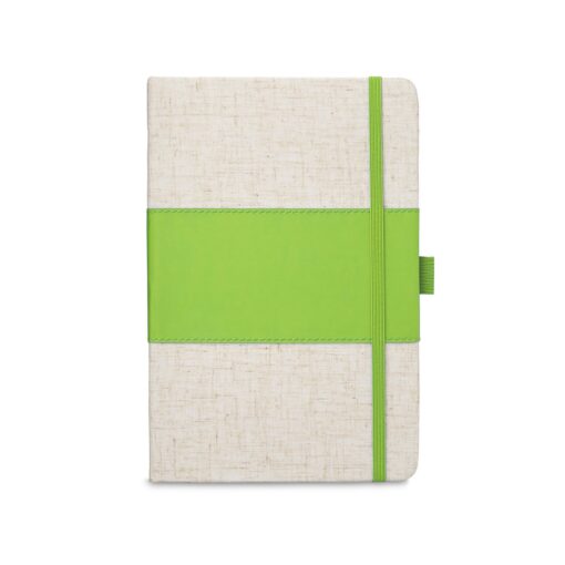PRIME LINE Soft Cover Pu And Heathered Fabric Journal-4