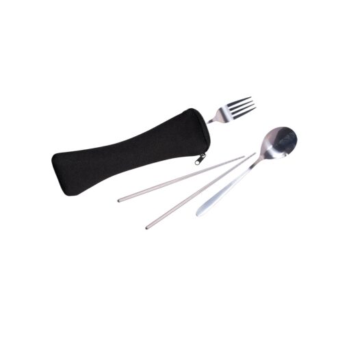 PRIME LINE Travel Cutlery Set In Zip Pouch-2