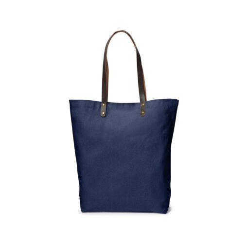 PRIME LINE Urban Cotton Tote With Leather Handles-4