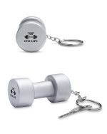 Dumbbell-Shape-Stress-Ball-Keychain-SB611 -1